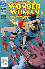 WonderWoman vs Octopus