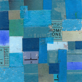 Blue Collage Randel Plowman